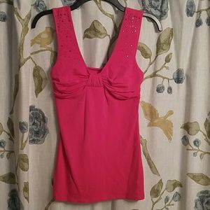 Pink Express tank top